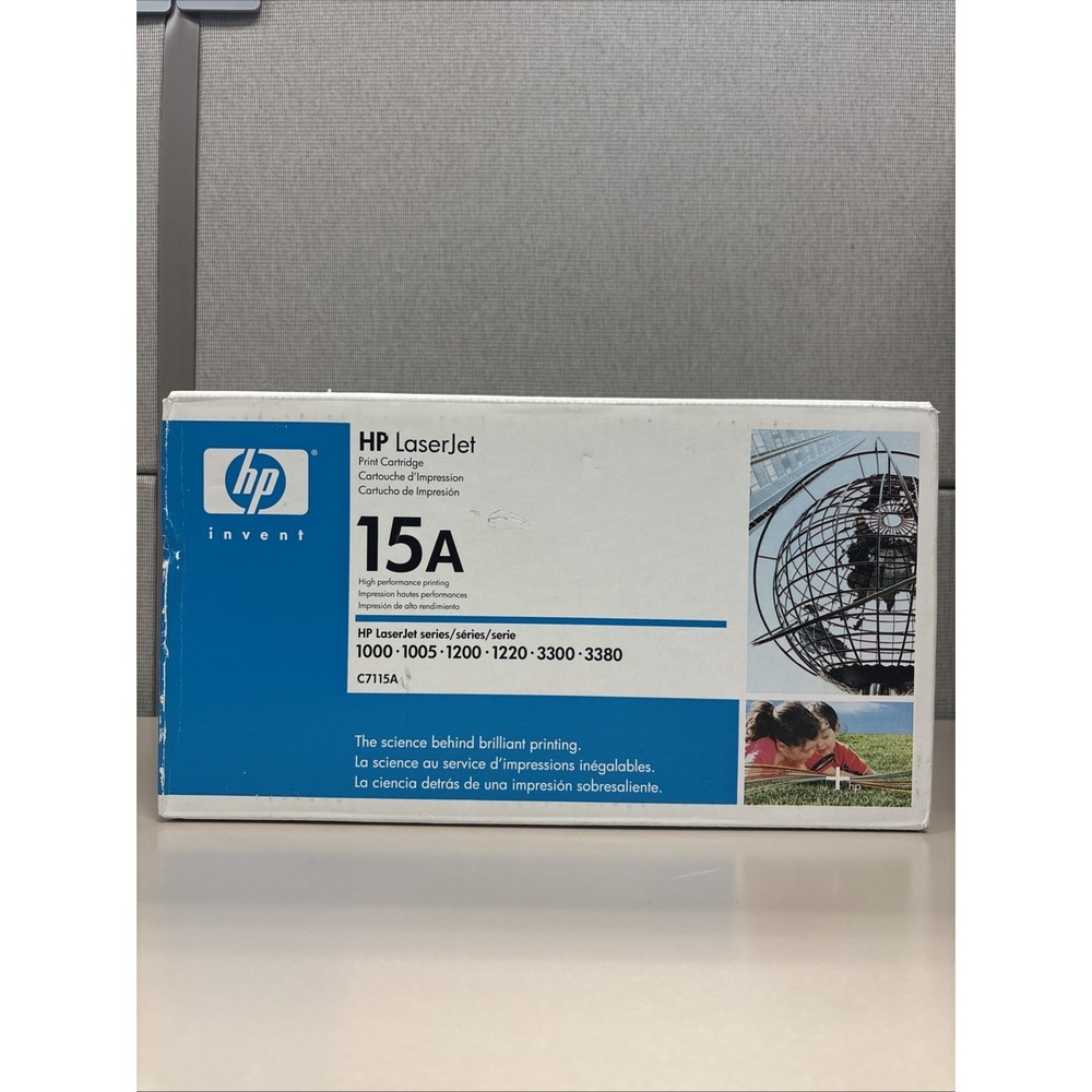 Genuine HP 15A Black LaserJet Toner Cartridge C7115A Sealed Box New